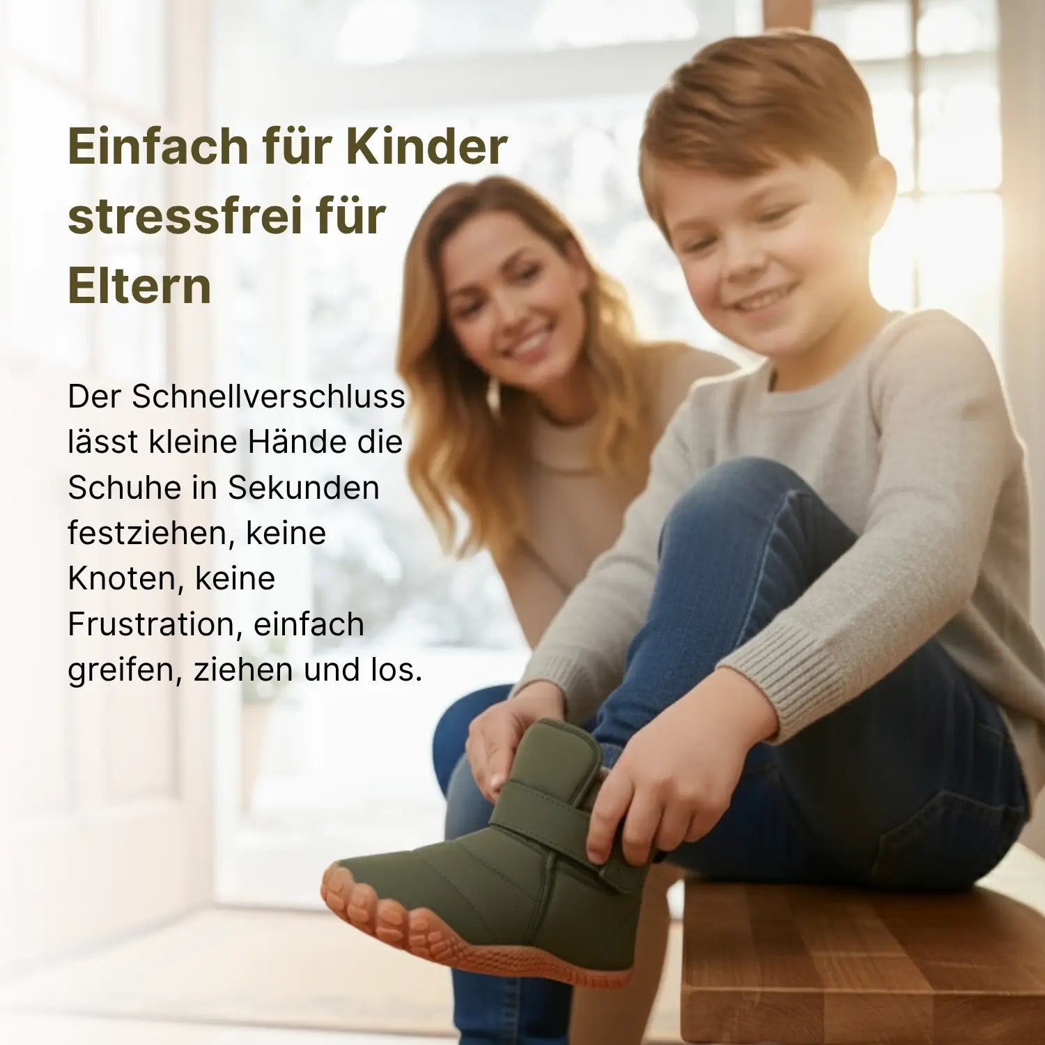 Familien-Paket – 99,7 % wasserdicht & schneefest. Winter‑Barfußschuhe + Winterfeste, isolierte High-Top-Barfußschuhe für Kinder