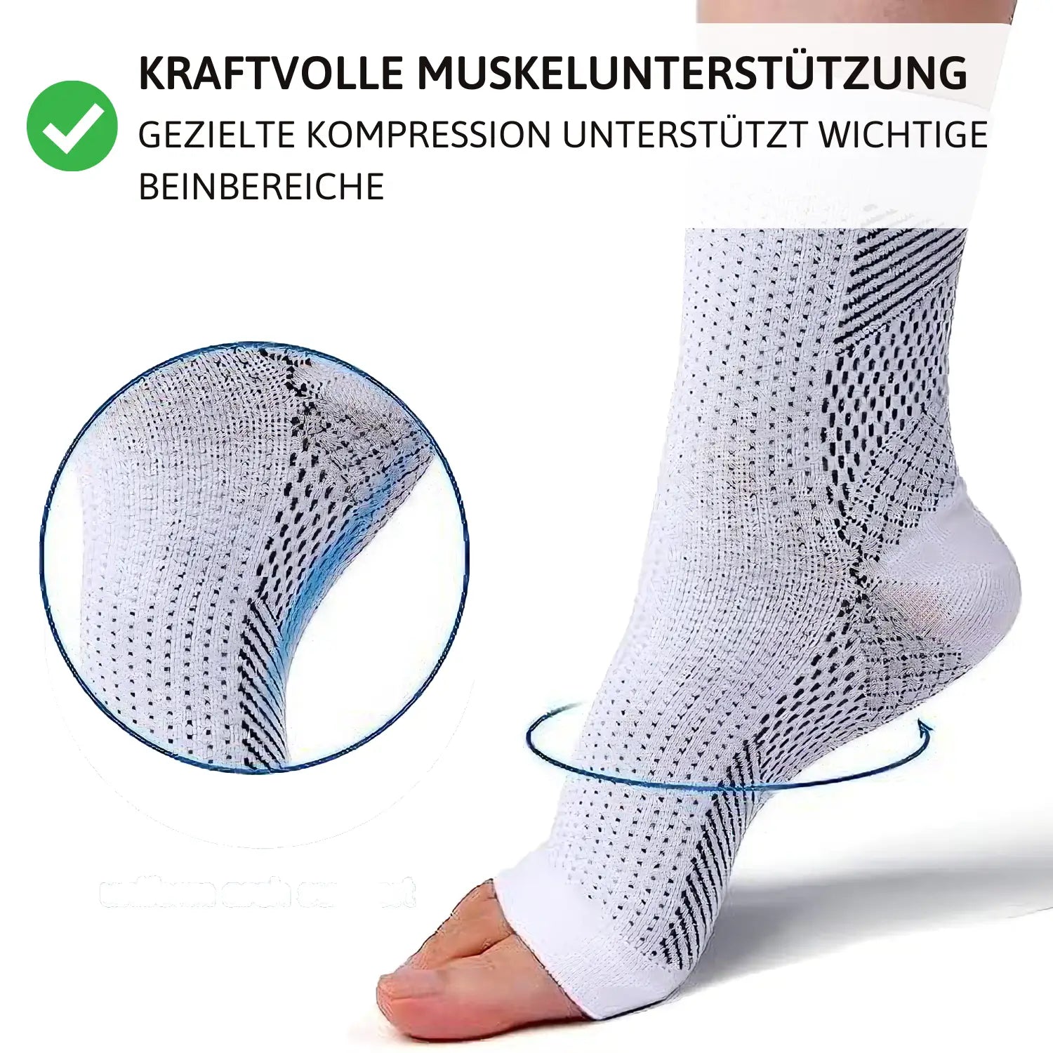 OrthoSocks - Orthopädische Kompressionssocken für ganztägigen Komfort (3 Paar)