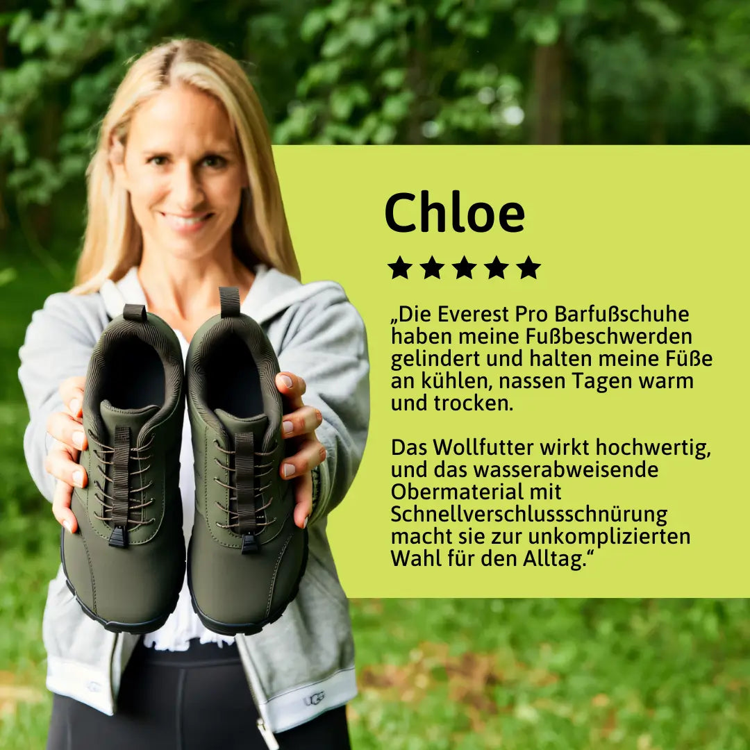 Everest Pro – Wasserabweisende Herbst-Barfußschuhe mit sicherem Halt & warmem Futter (Unisex)