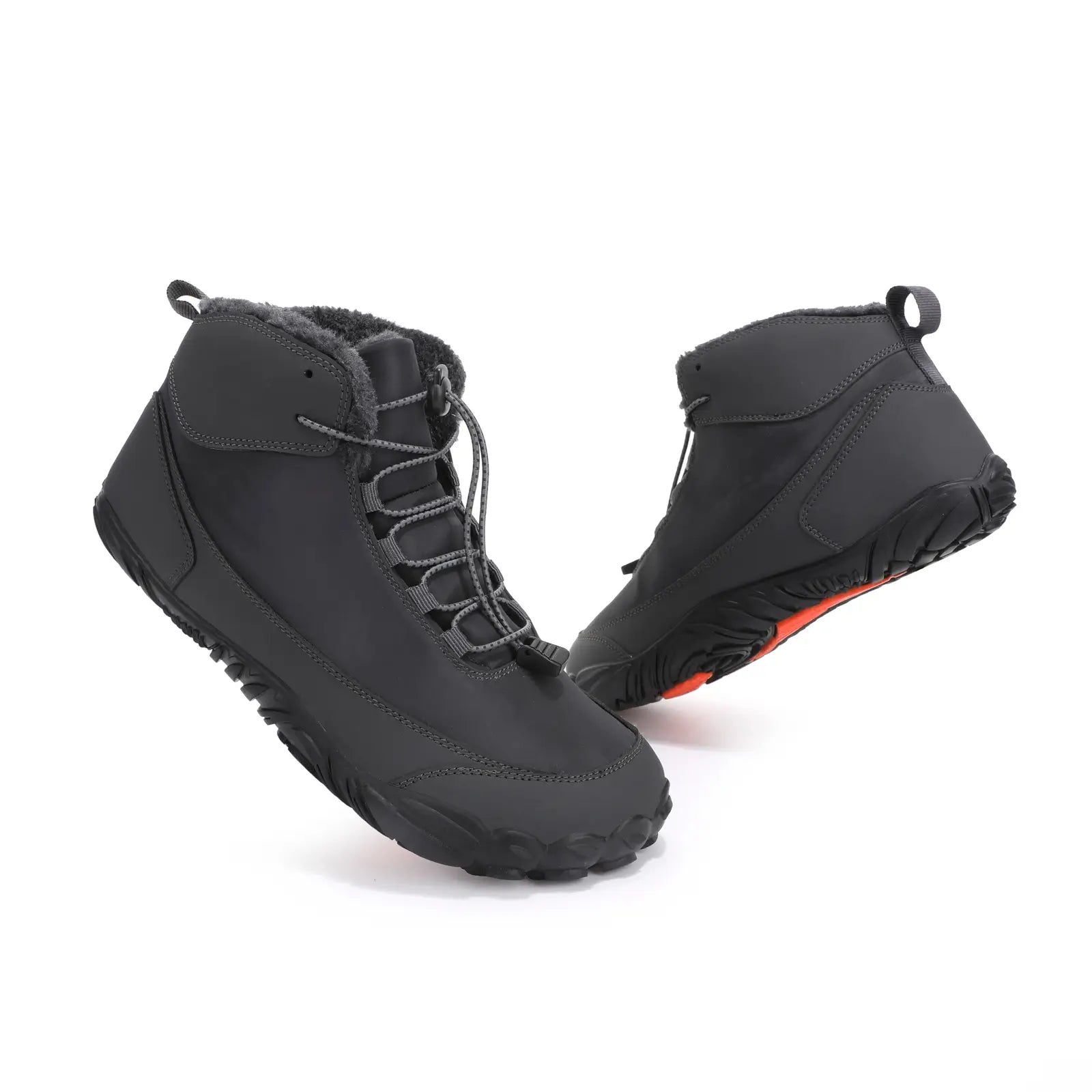Polaris HydroTex™ – 99,7 % wasserdicht & schneefest. Winter‑Barfußschuhe mit warmem Fleecefutter (Unisex)