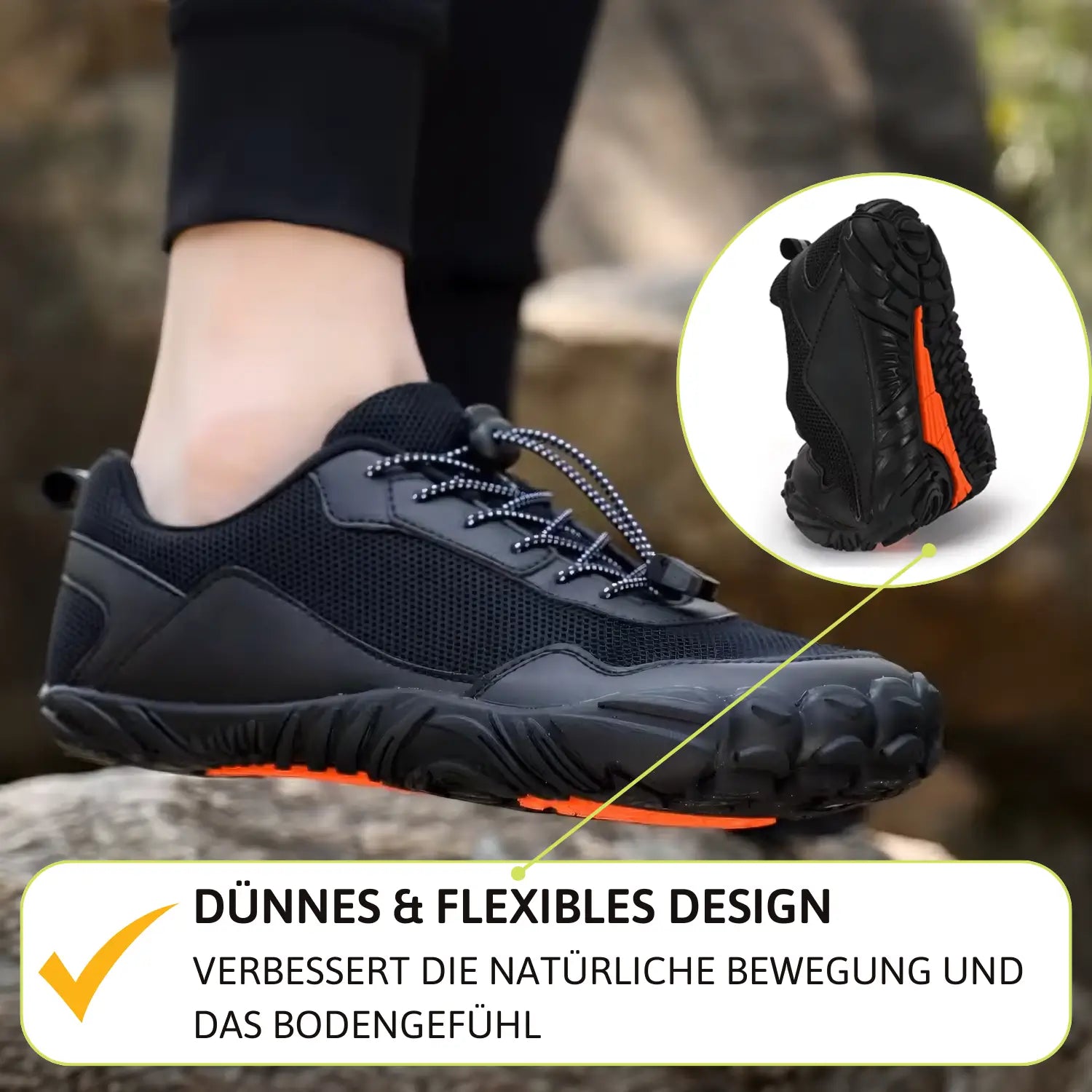 Hike - Rutschfeste Herbst-Barfußschuhe (Unisex)