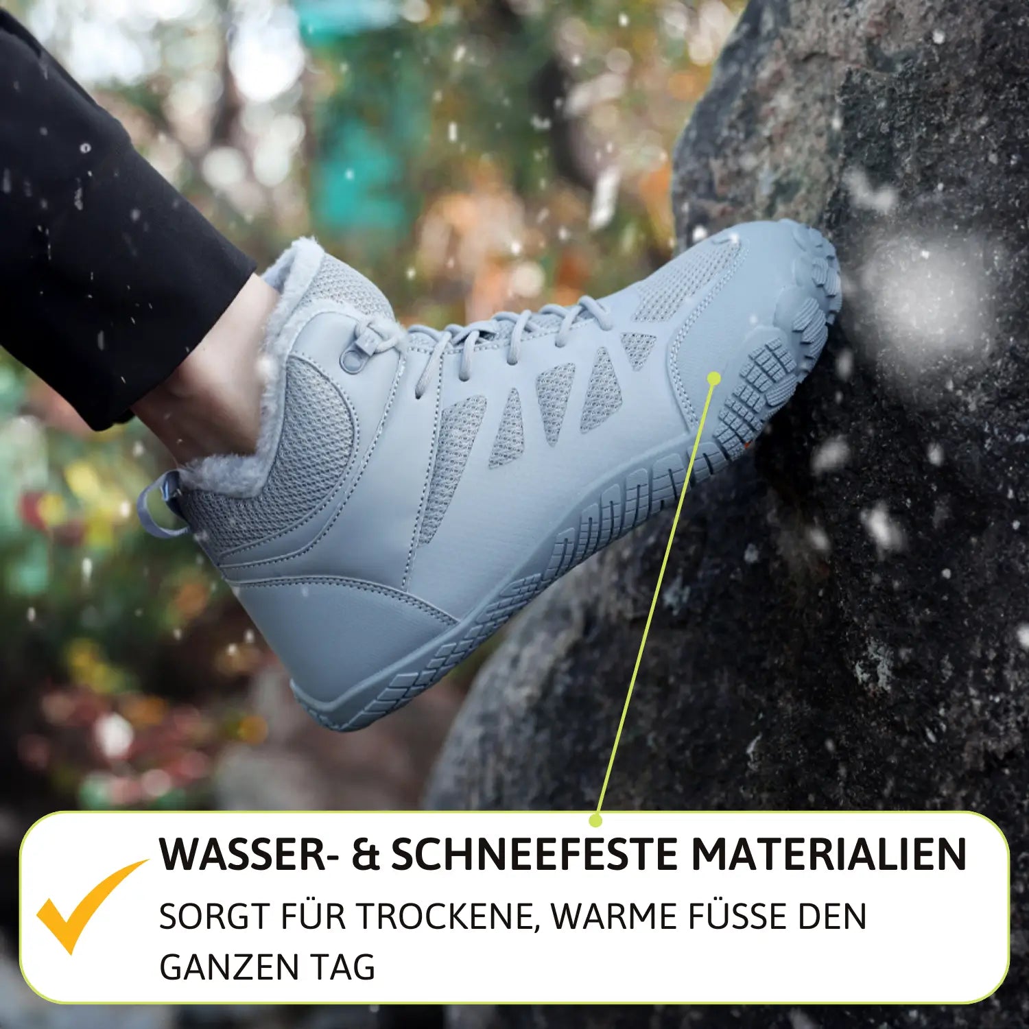 Frostline Max - Warme und Wasserabweisende Barfußschuhe (1+1 GRATIS)