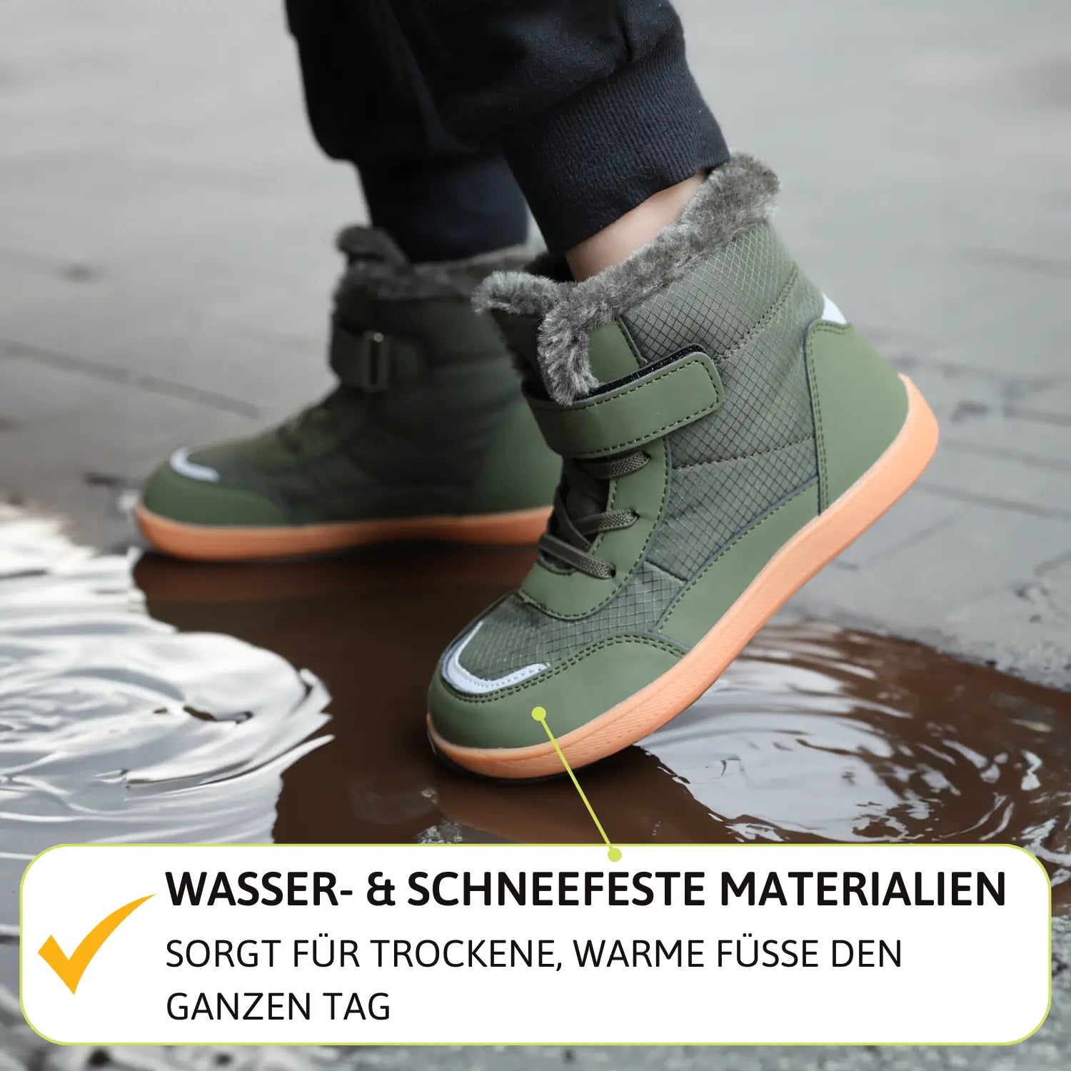 Frostline Kids - Warme und Wasserabweisende Kinder-Barfußschuhe (3 - 15 Jahre) (1+1 GRATIS)