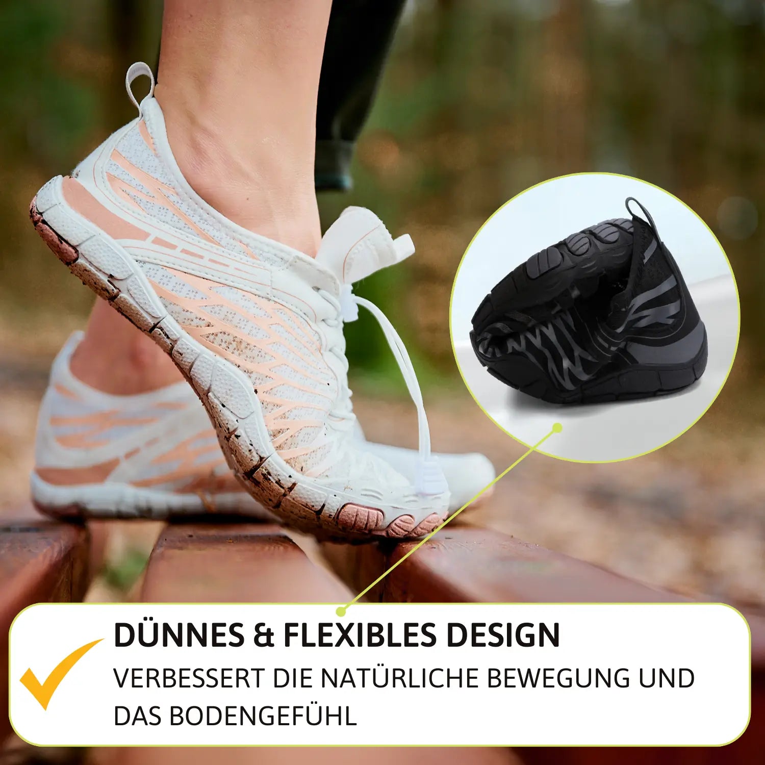 Motion - Gesunde & rutschfeste Alltags-Barfußschuhe (Unisex)