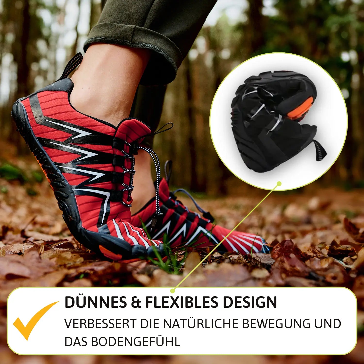 Explorer - Übergangs Barfußschuhe.