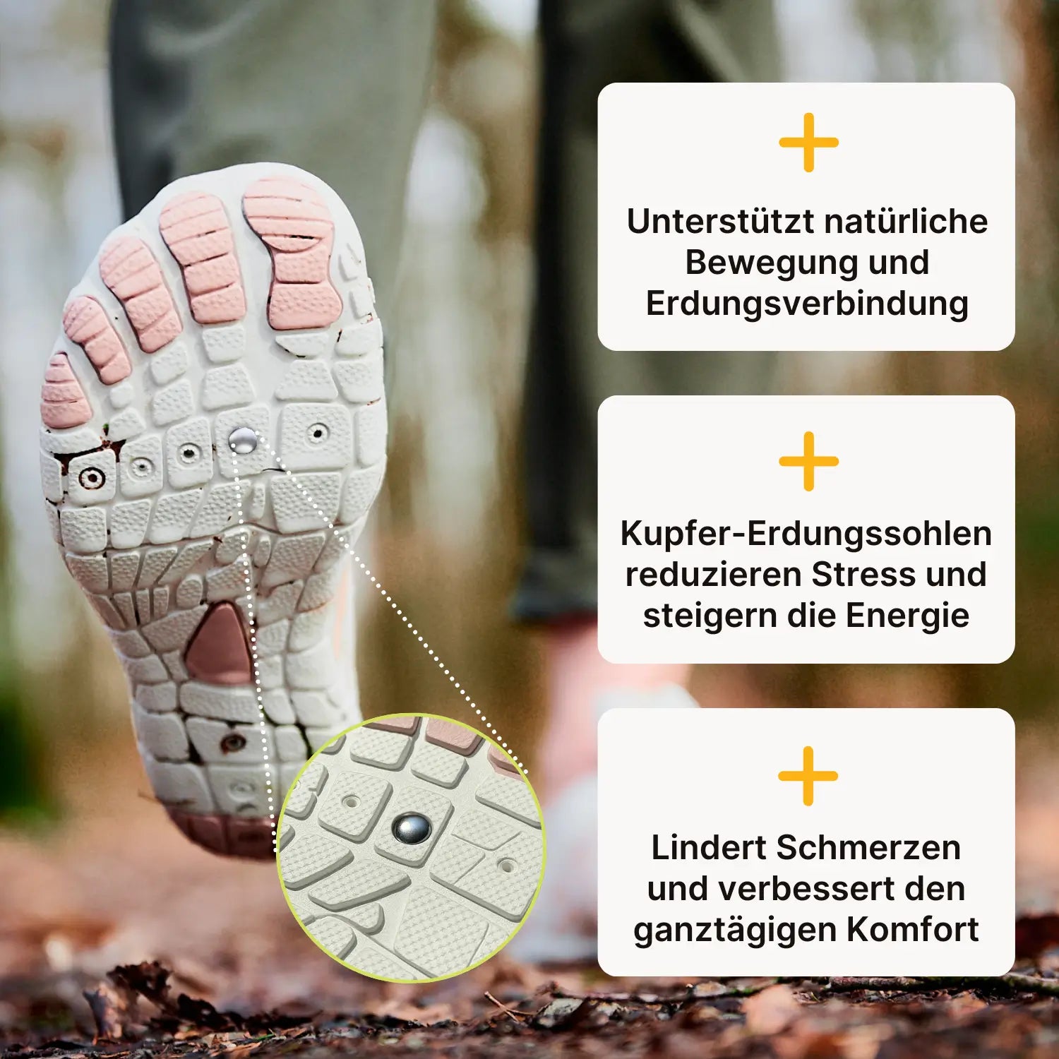 Motion Ground™ – Kupfer-geerdete Barfußschuhe für natürliche Balance (Unisex)