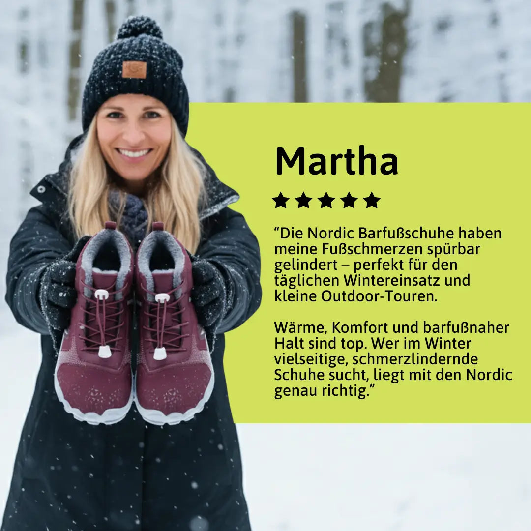 Nordic – Warme, flexible & wasserabweisende Winter-Barfußschuhe (Unisex) (1+1 GRATIS)