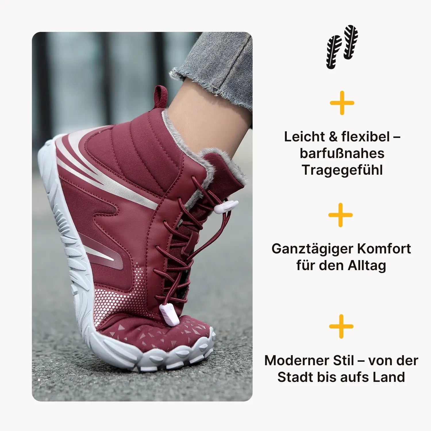 Nordic – Warme, flexible & wasserabweisende Winter-Barfußschuhe (Unisex) (1+1 GRATIS)