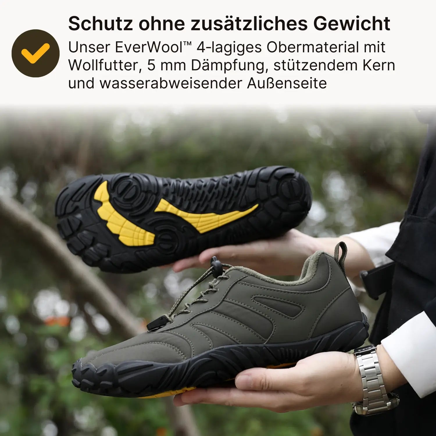 Everest Pro – Wasserabweisende Herbst-Barfußschuhe mit sicherem Halt & warmem Futter (Unisex) (1+1 GRATIS)