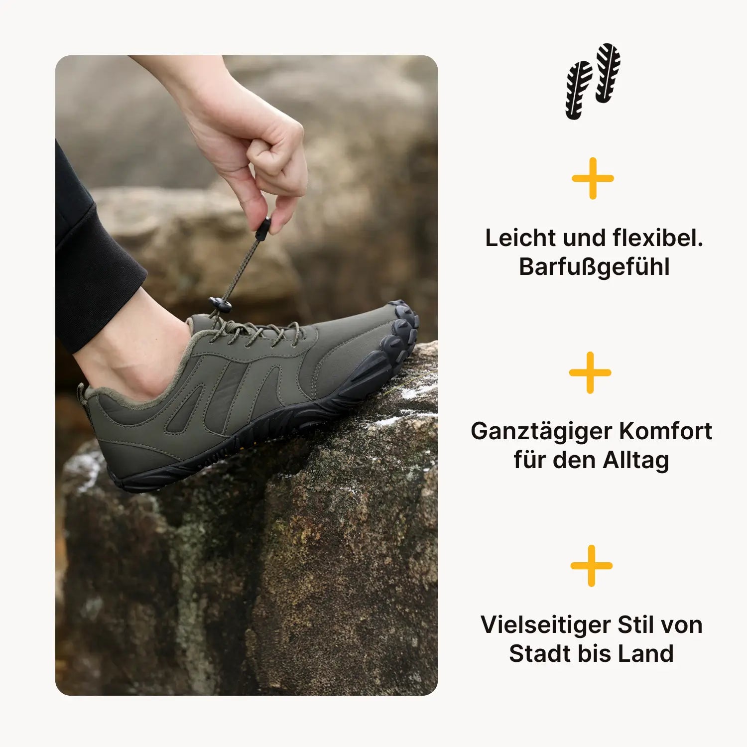 Everest Pro – Wasserabweisende Herbst-Barfußschuhe mit sicherem Halt & warmem Futter (Unisex) (1+1 GRATIS)