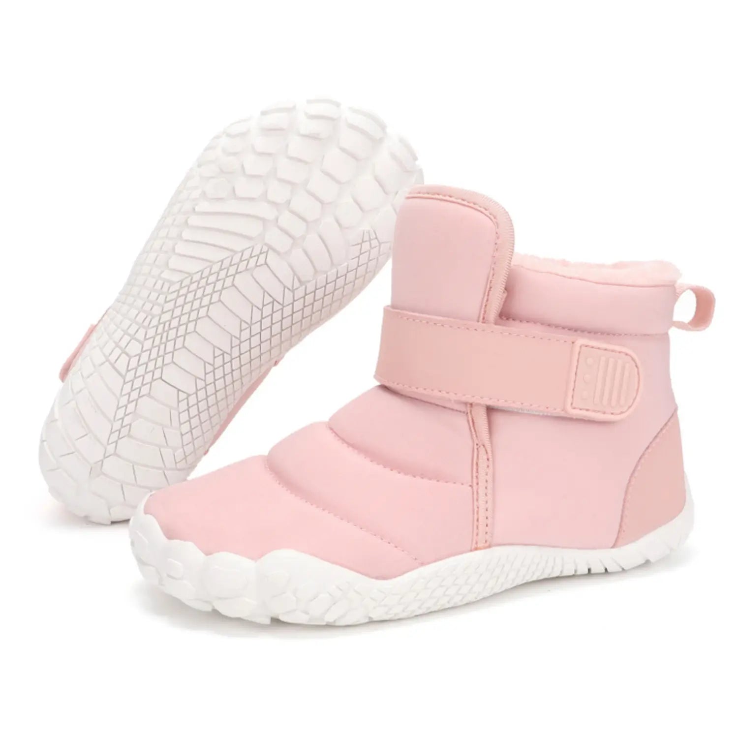 Familien-Paket – 99,7 % wasserdicht & schneefest. Winter‑Barfußschuhe + Winterfeste, isolierte High-Top-Barfußschuhe für Kinder